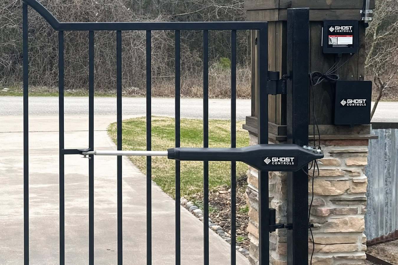 Automatic gate installation